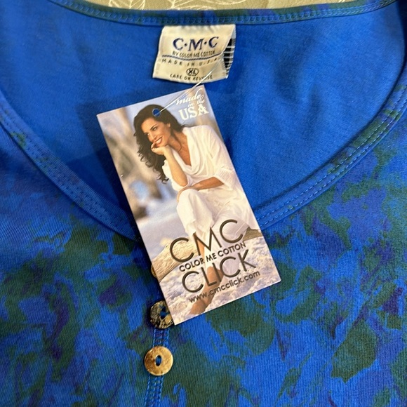 Ladies CMC 3/4 Sleeve Shirt. - Picture 3 of 4